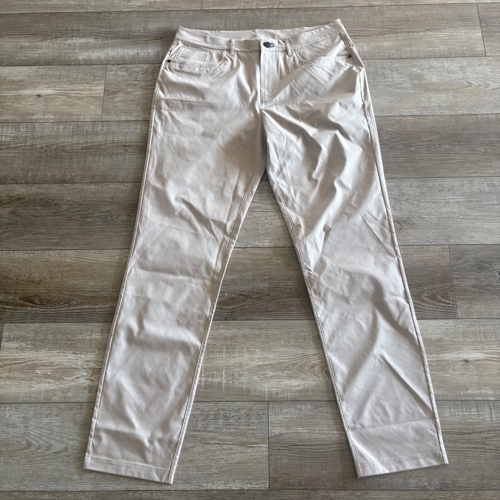 Public Rec Dealmaker 5-Pocket Pant Mens 36x34* Sand Beige Performance Chino